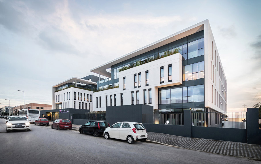 OPUS — façades béton, acier, verre