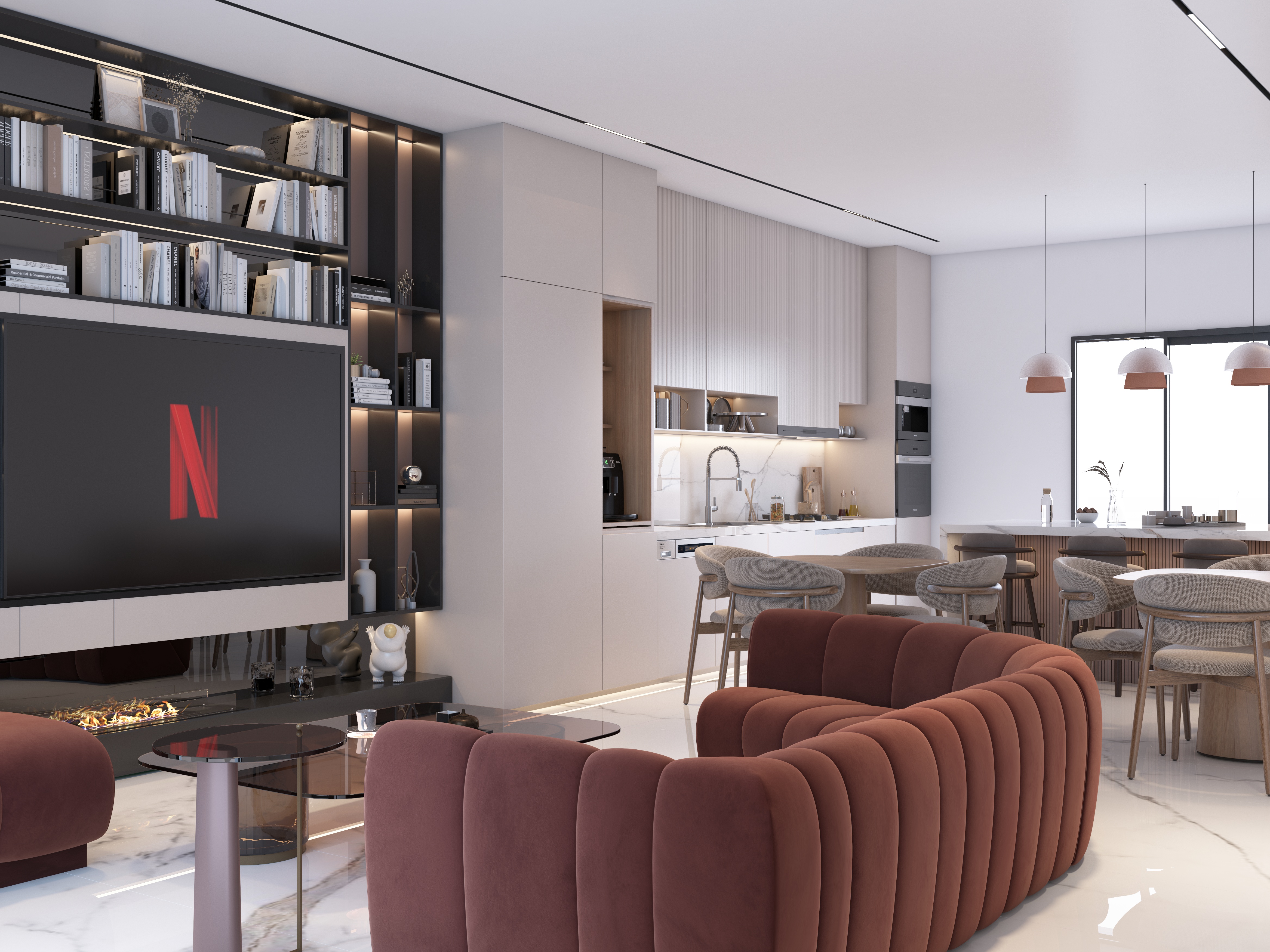 القاعة الاجتماعية في FLAVA